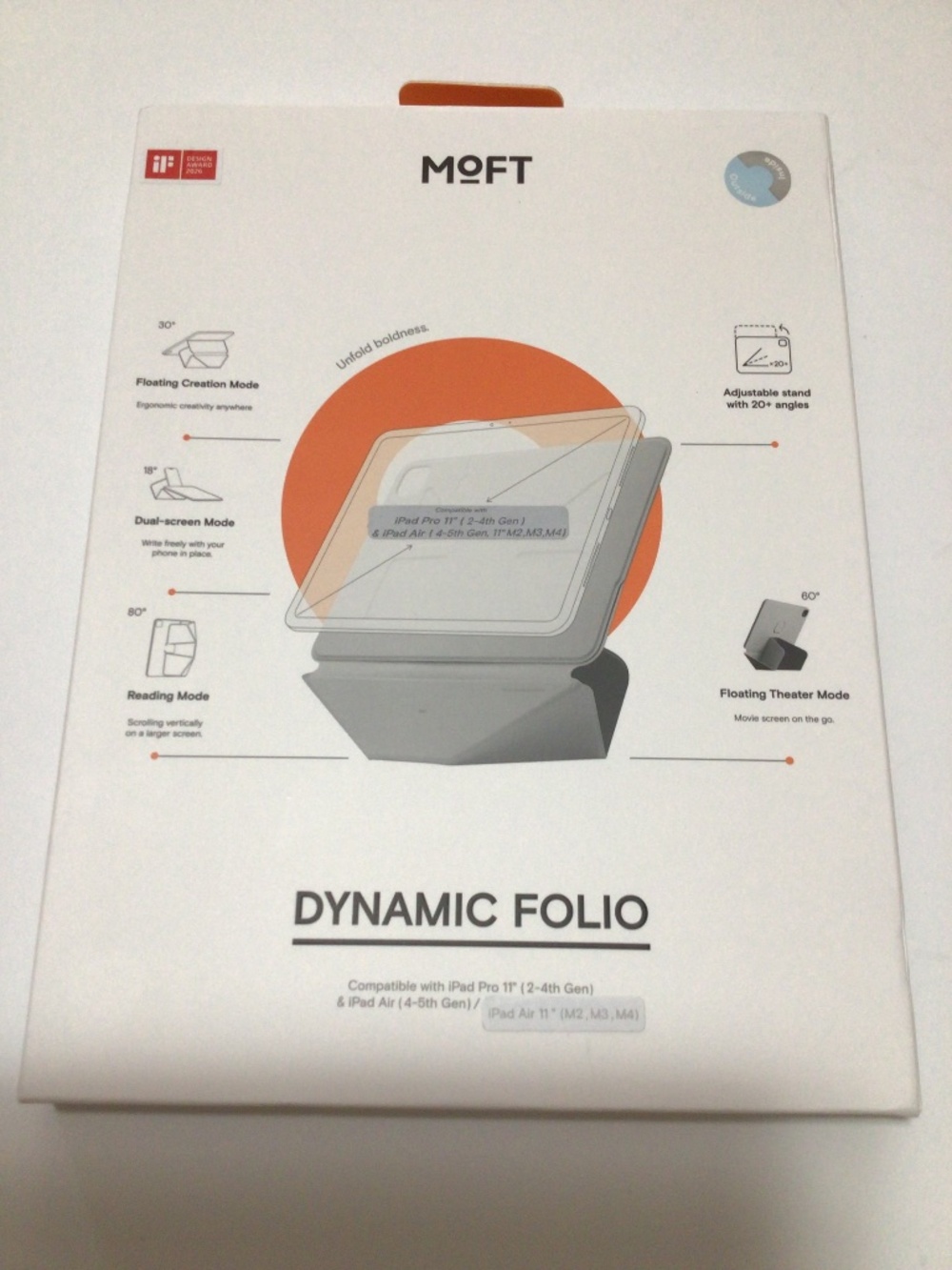 New iPad MOFT Dynamic Folio Case + Apple Pencil Holder